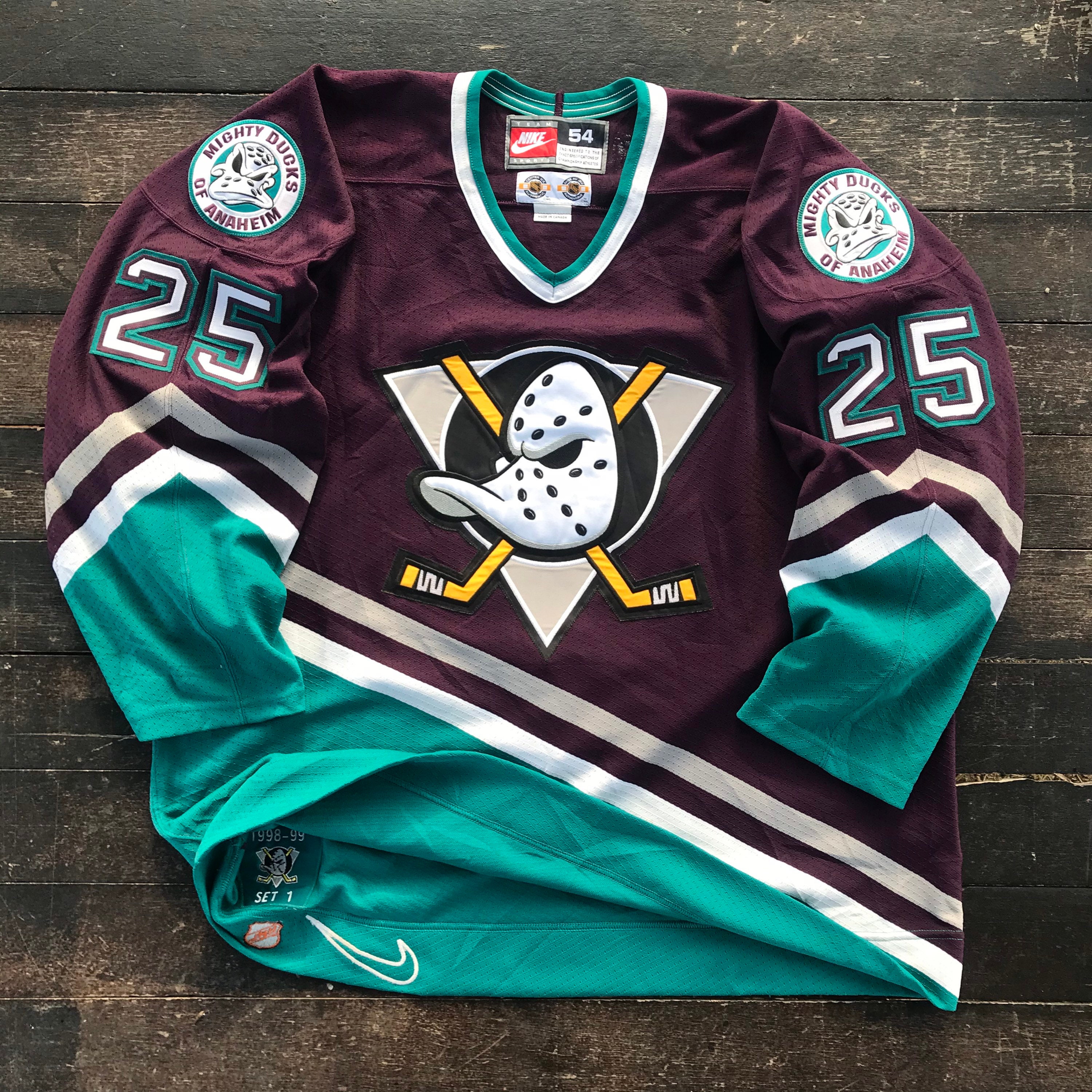 mighty ducks hockey jersey