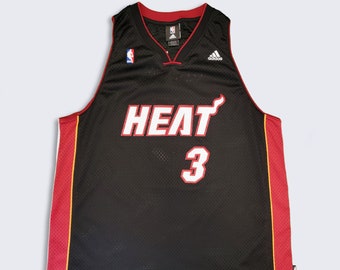 Mens Adidas Dwyane Wade #3 Miami Heat NBA Basketball Jersey