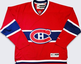 Montreal Canadiens Reebok Hockey Jersey Size Medium White NHL