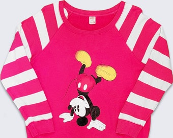 Mickey Mouse Vintage Uniqlo Disney Pink Sweatshirt