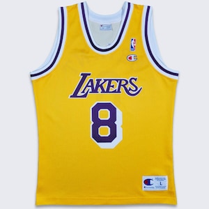Vintage Champion NBA Los Angeles Lakers Kobe Bryant #8 Jersey L 14-16 Youth