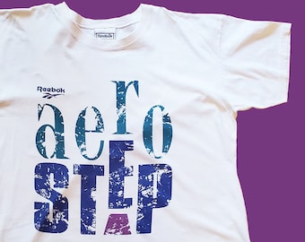 Vintage 90s Reebok Aero Step Workout Shirt