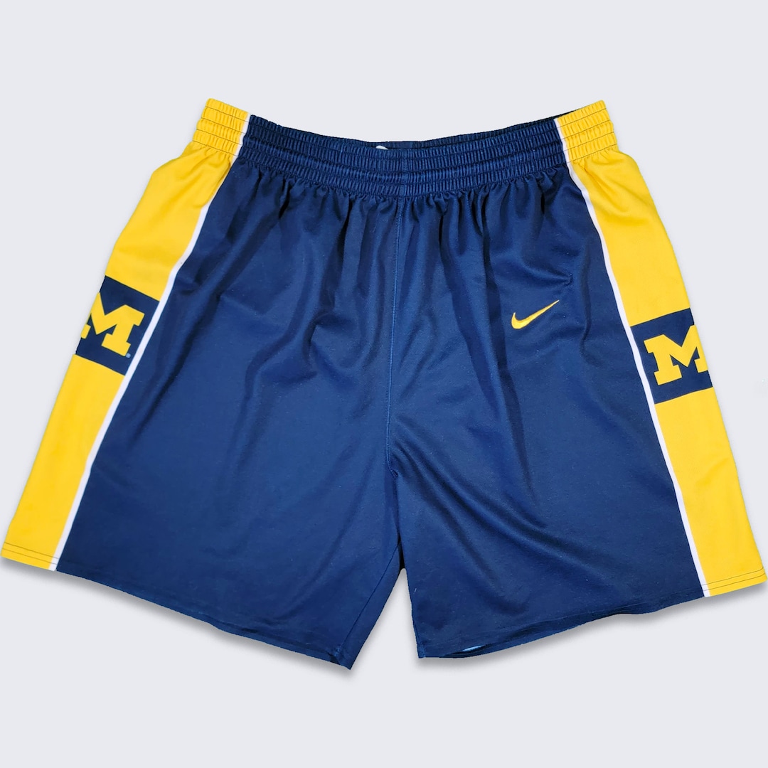 Michigan Wolverines Vintage Nike Basketball Shorts Fab Era - Main Image