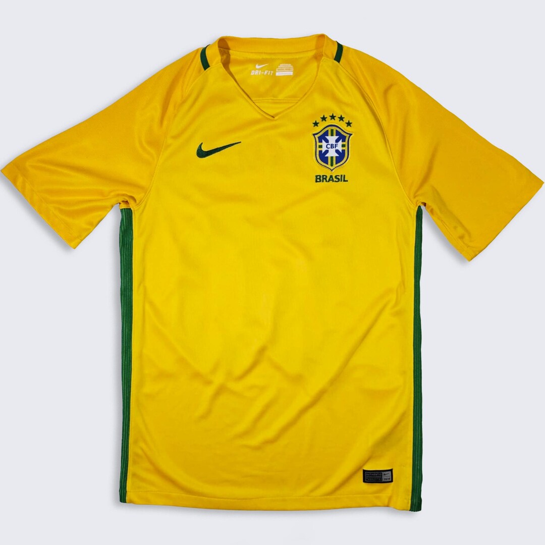 Brazil Brasil Nike Mohammed Soccer Jersey - 2016 Home Kit Football