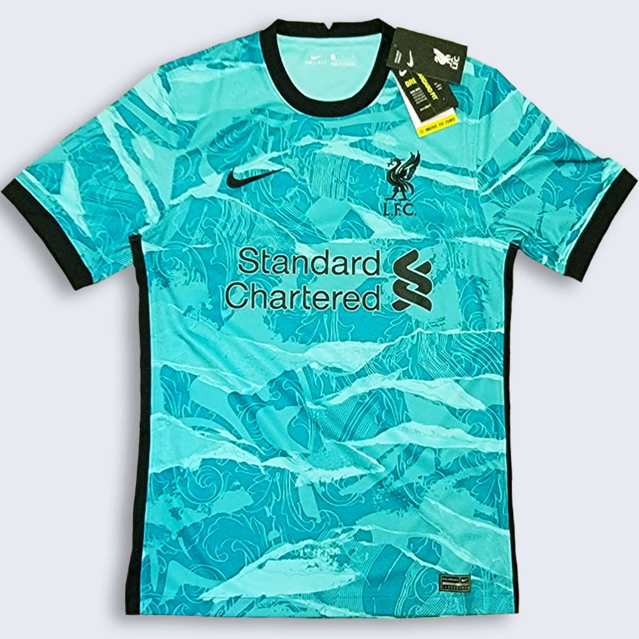 Liverpool New Nike Soccer Jersey NWT Blue 2020/21 Away Kit | Etsy