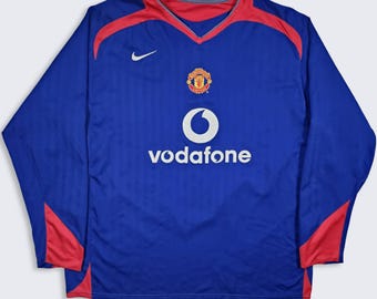Manchester United Vintage Y2K Nike Total 90 Soccer Jersey