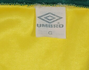 Maillot Vintage Umbro Brésil - Coupe Du Monde - Homme Taille M - Bleu