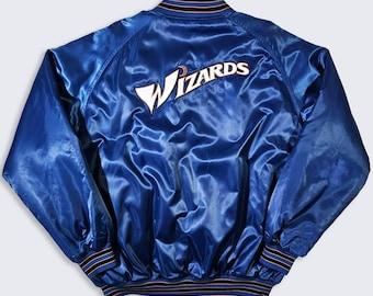 Washington Wizards Vintage Y2K Nike Satin Bomber Jacket