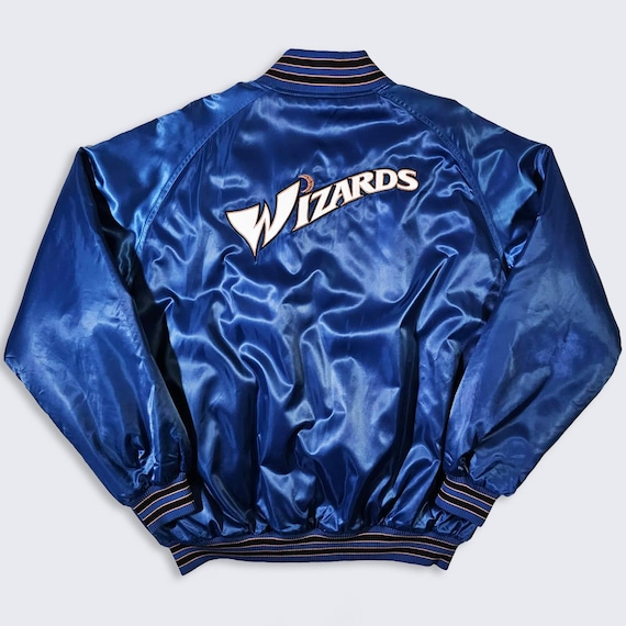Washington Wizards Vintage Y2K Nike Satin Bomber Jacket