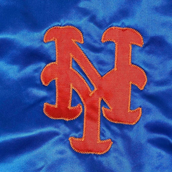New York Mets Vintage 80s World Series Satin Bomb… - image 5