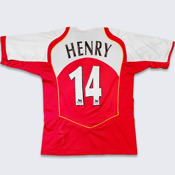 アーセナル O2 ヘンリー 14 Lサイズ シャツ Arsenal Vintage Thierry Henry Nike Soccer Jersey - Sponsored by O2
