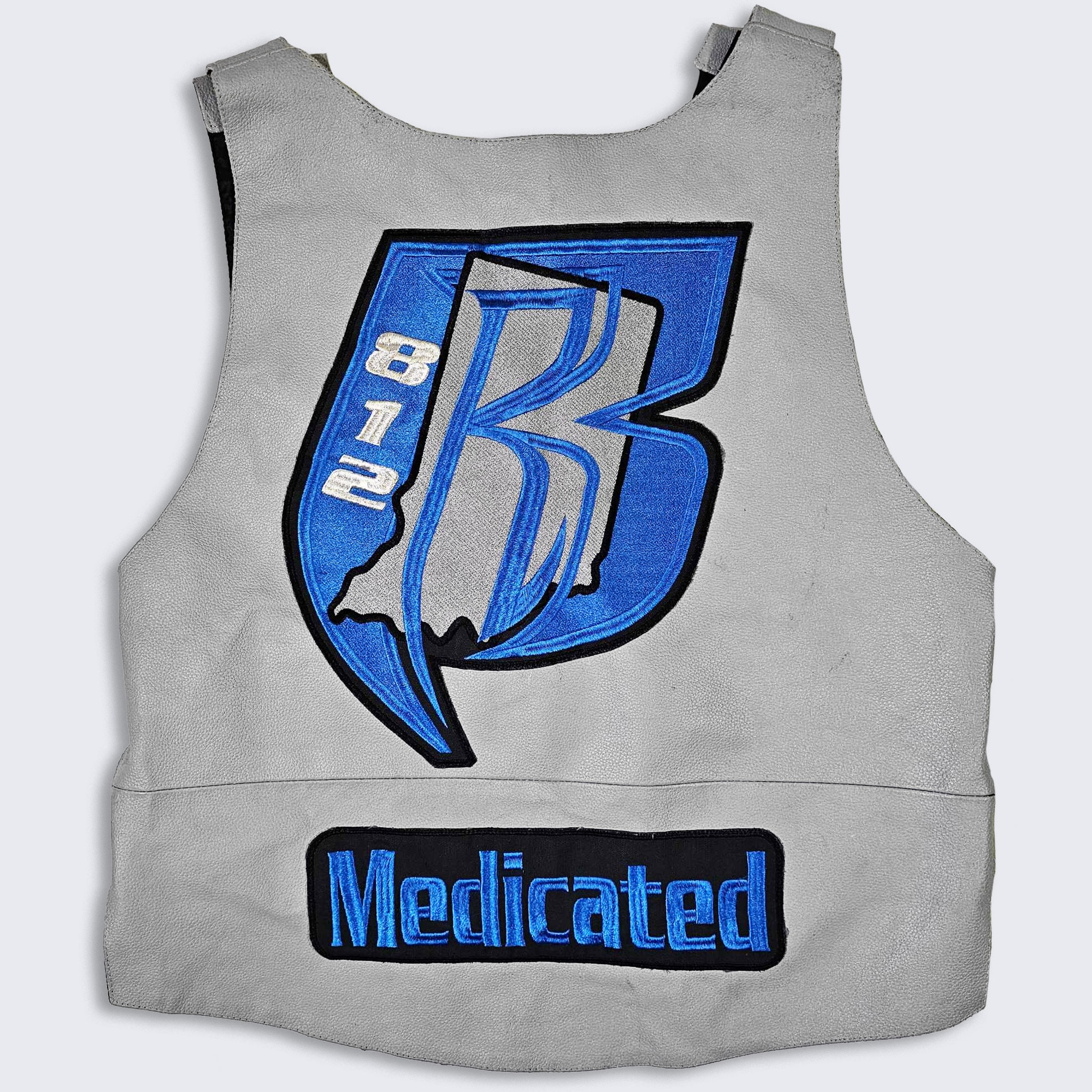 Ruff Ryders Vintage 90s DMX Leather Motorcycle Vest - Extremely