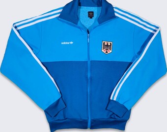 Germany Vintage Adidas Track Jacket Blue Light Weight Coat Deutschland Made  in 2004 Size Men's Medium M FREE SHIPPING - Etsy