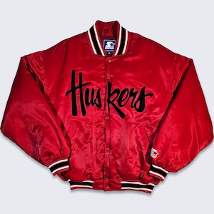 Nebraska Vintage Starter Jacket - Etsy