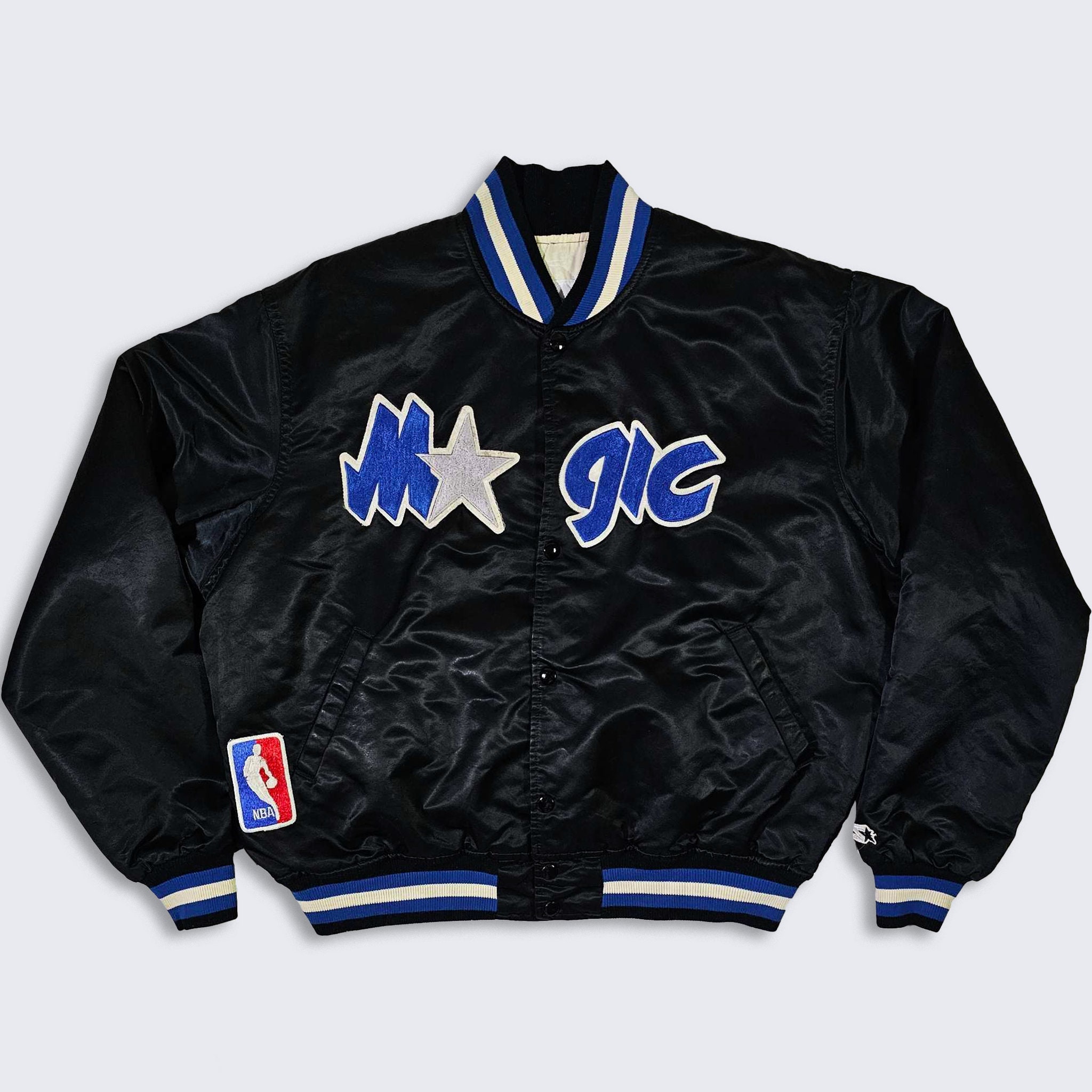 Orlando Magic Vintage 90s Starter Satin Bomber Jacket - NBA Orlando Magic Vintage 90s Starter Satin Bomber Jacket - NBA