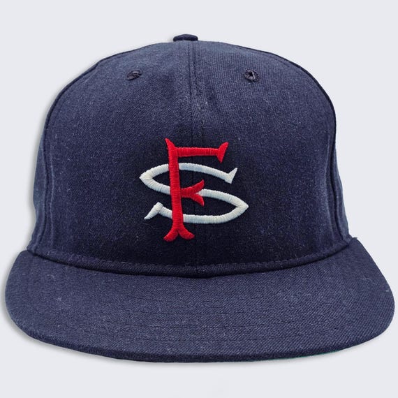 an Francisco Seals Vintage 80s New Era Fitted Hat - Minor League Baseball Cap - Pro Model - Made in USA - Size : 7 1/8 - Free SHIPPING