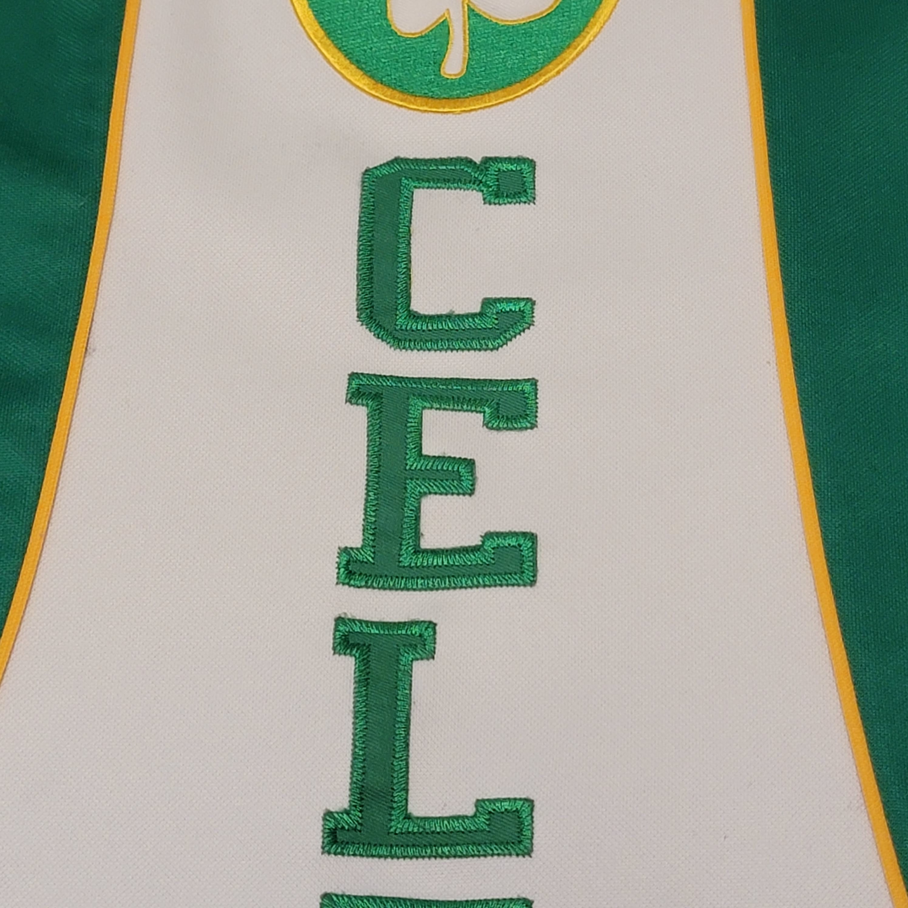 Boston Celtics Majestic NBA Green Hardwood Classics Throwback Jersey XXL