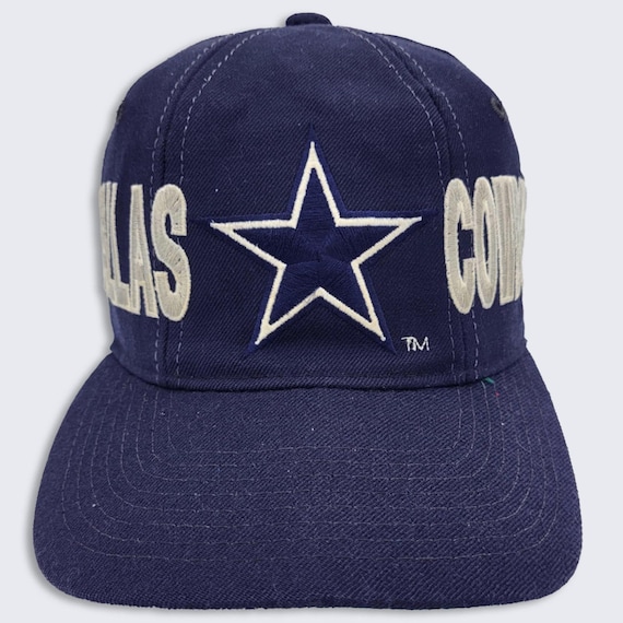 Dallas Cowboys Vintage 90s Starter Snapback Hat - 100% Wool - The Natural - Team NFL - Stitched On Logo - One Size Fits All - FREE SHIPPING