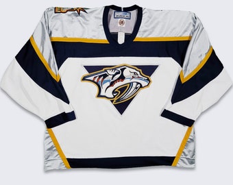 Vintage Starter NHL Nashville Predators Hockey Jersey Size Mens XL