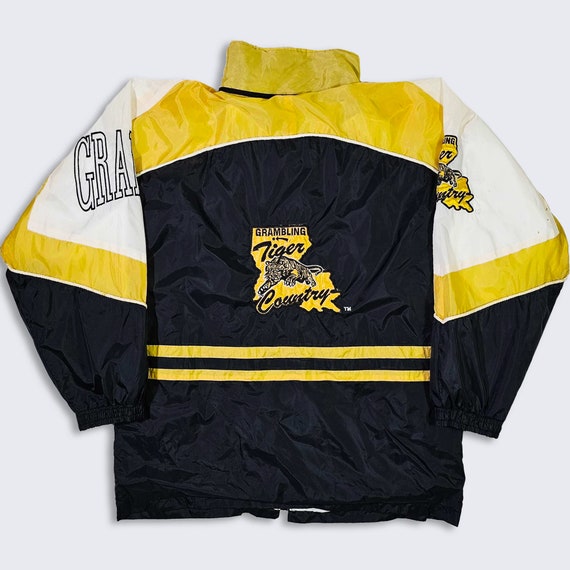 Grambling State Tigers Vintage 90s HBCU Louisiana Windbreaker Jacket - Tiger Country - Size Men's : Extra Large ( XL ) - Free Shipping