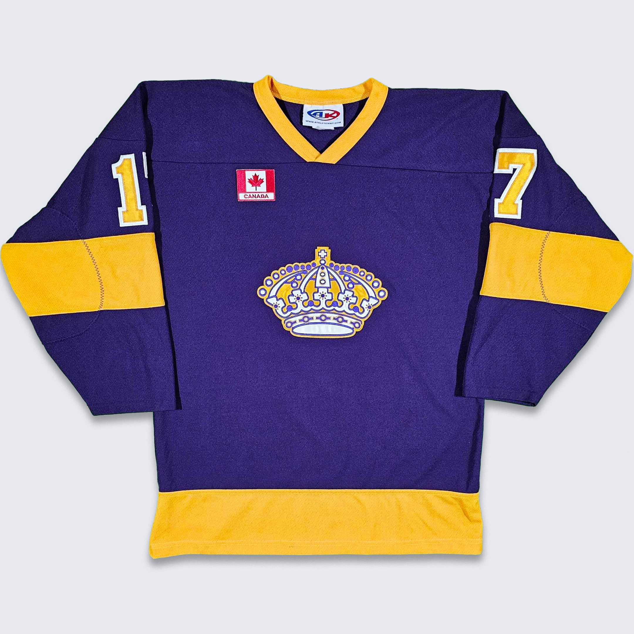 Very Rare Very Rare True VTG LA Kings 80s Hockey Distressed Sweater