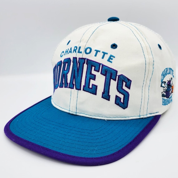 Charlotte Hornets Vintage 90s Starter Snapback Hat NBA 