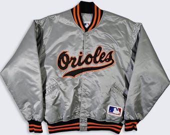 Baltimore Orioles Vintage 80s Felco Satin Bomber Jacket