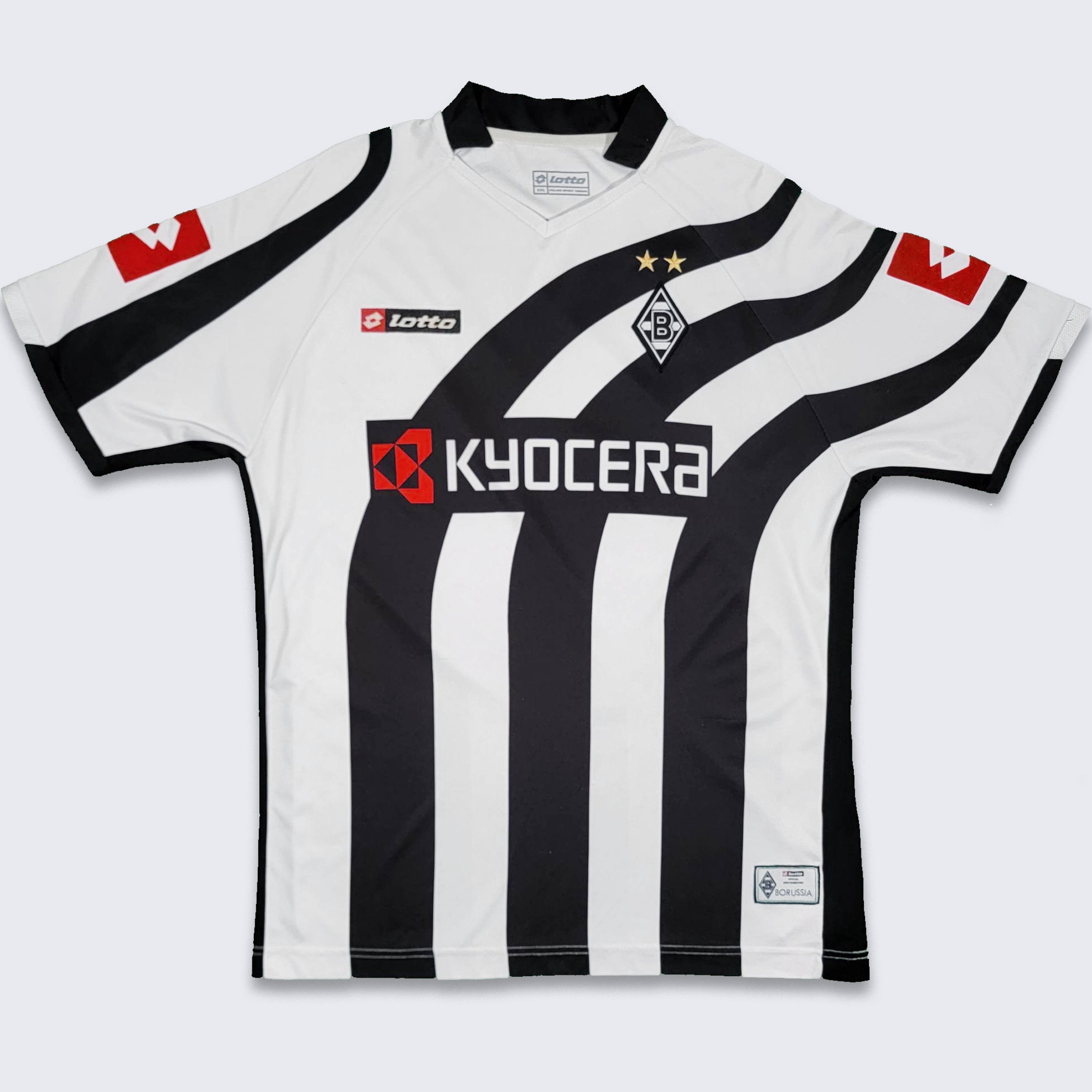 Borussia Mönchengladbach Vintage 00s Lotto Soccer Jersey - Kyocera