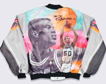 San Antonio Spurs Vintage 90s David Robinson Chalk Line Fanimation