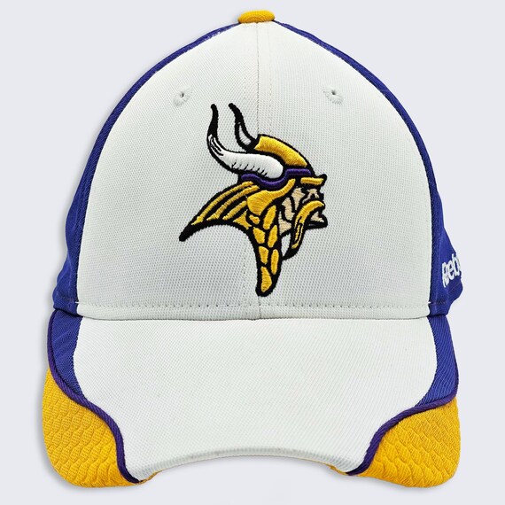 Minnesota Vikings Vintage Y2K Reebok On Field Hat - NFL Officially Licensed Product - Stitched On Logo - Small to Medium - FREE SHIPPING