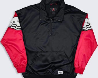 Air Jordan Nike Wings Quarter Zip Classics Basketball Track Jacket