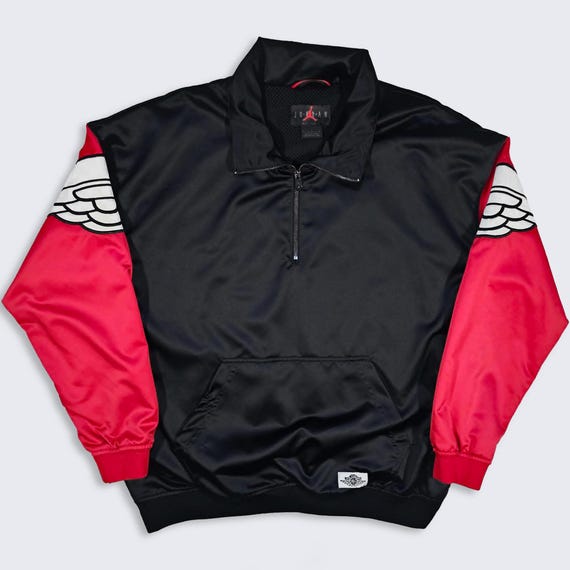 Air Jordan Nike Wings Quarter Zip Classics Basketball Track Jacket