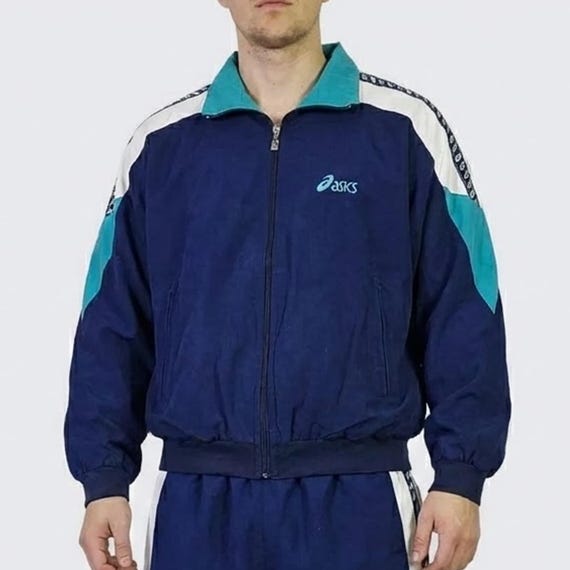 Asics Vintage 90s Full Track Suit - Includes Pants & Jacket - Etsy