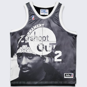 Tupac 2pac Vintage Above the Rim Post Game Rap Basketball Jersey