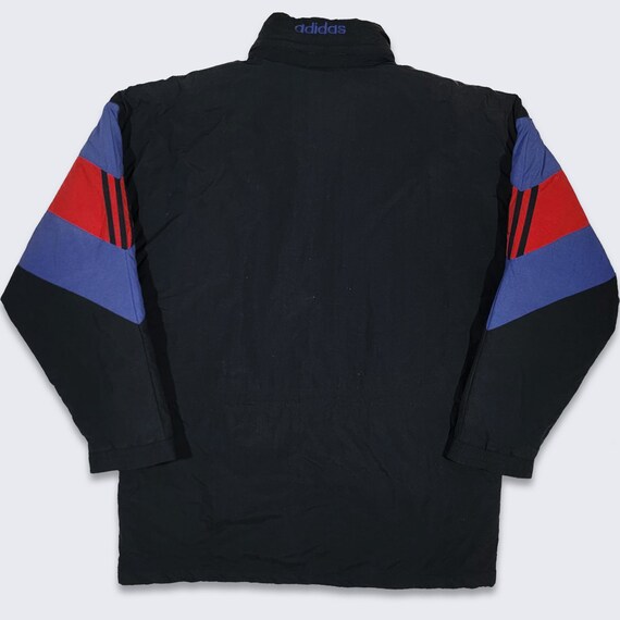 Adidas Vintage 90s Color Block Jacket - Red Blue … - image 2