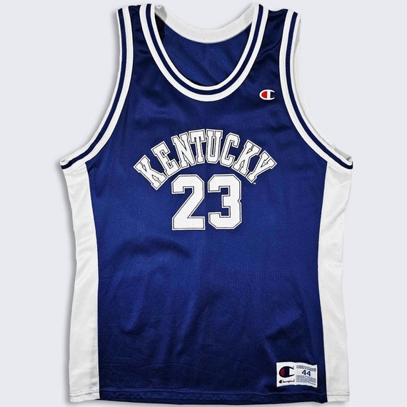 Kentucky Wildcats Vintage 90s Derek Anderson Champion Basketball Jersey - From 1996 Championship Season - Men's Size : Large - FREE SHIPPING