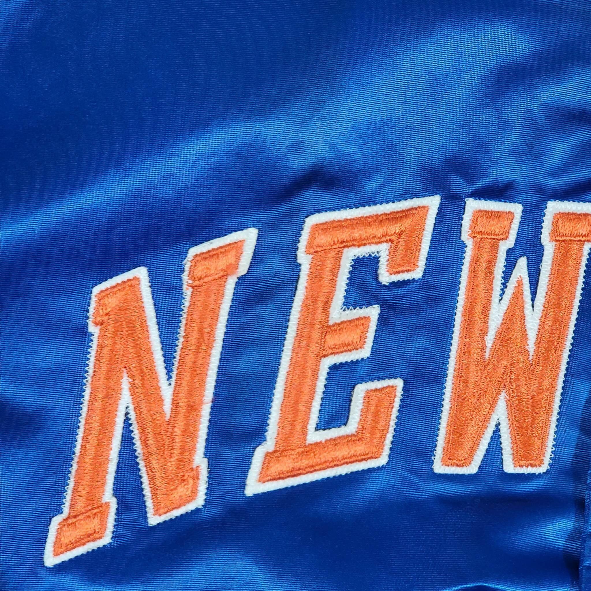 New York Knicks Vintage 90s Starter Satin Bomber Jacket NBA Basketball Blue  Orange Coat Draft Day Made in USA Size Xl FREE Shipping -  Israel