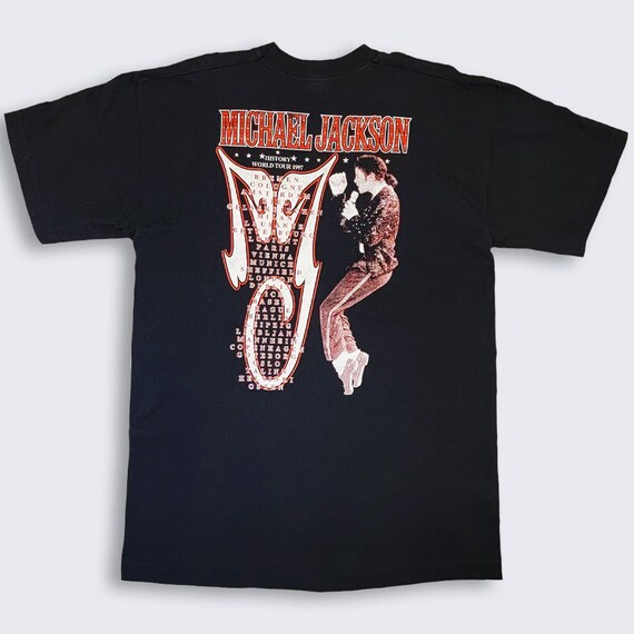 ヴィンテージ　80〜90年Michael Jackson ツアーTシャツ Michael Jackson Vintage 90s King of Pop Europe Tour T-shirt - Etsy