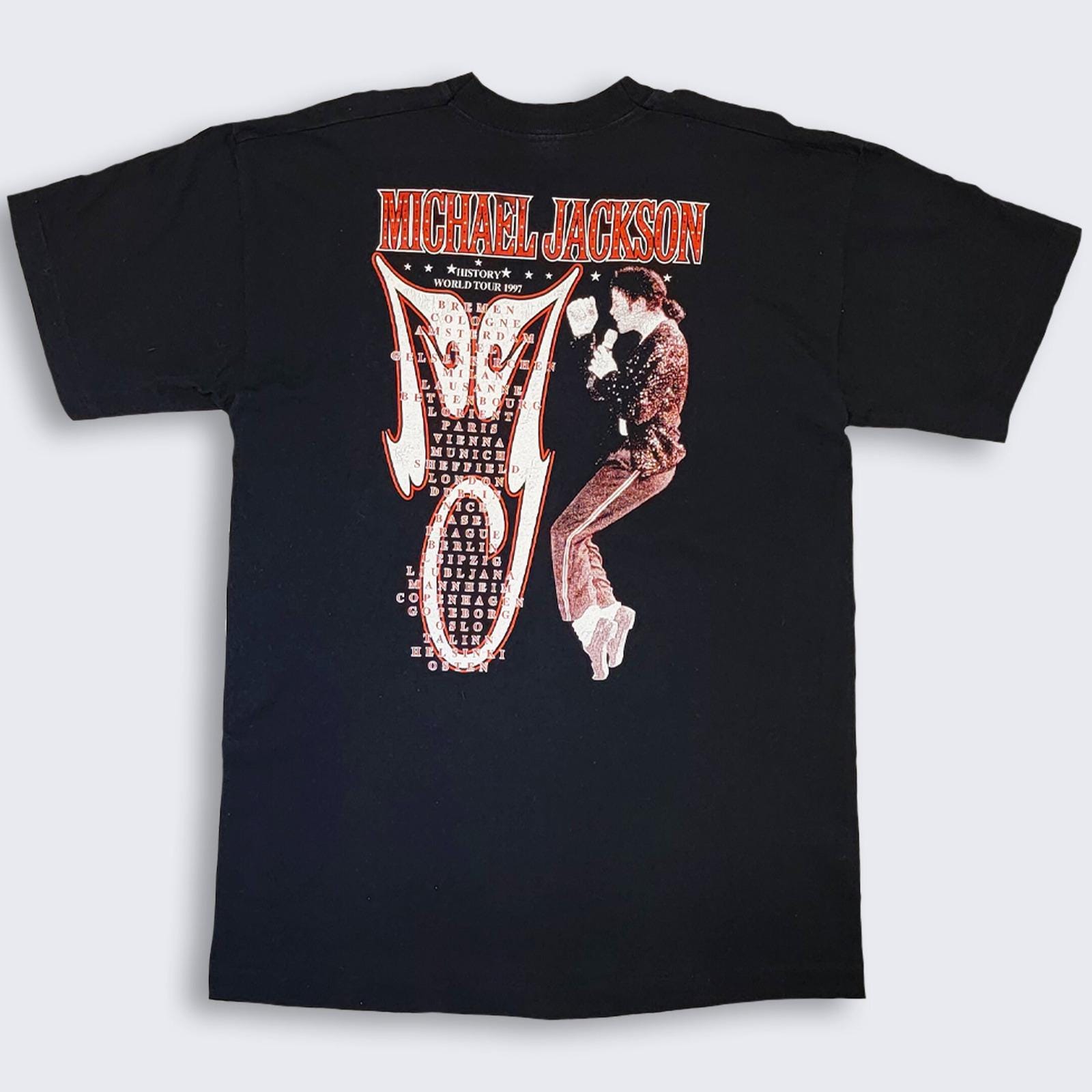 Michael Jackson Vintage 90s King of Pop Europe Tour T-shirt - Etsy