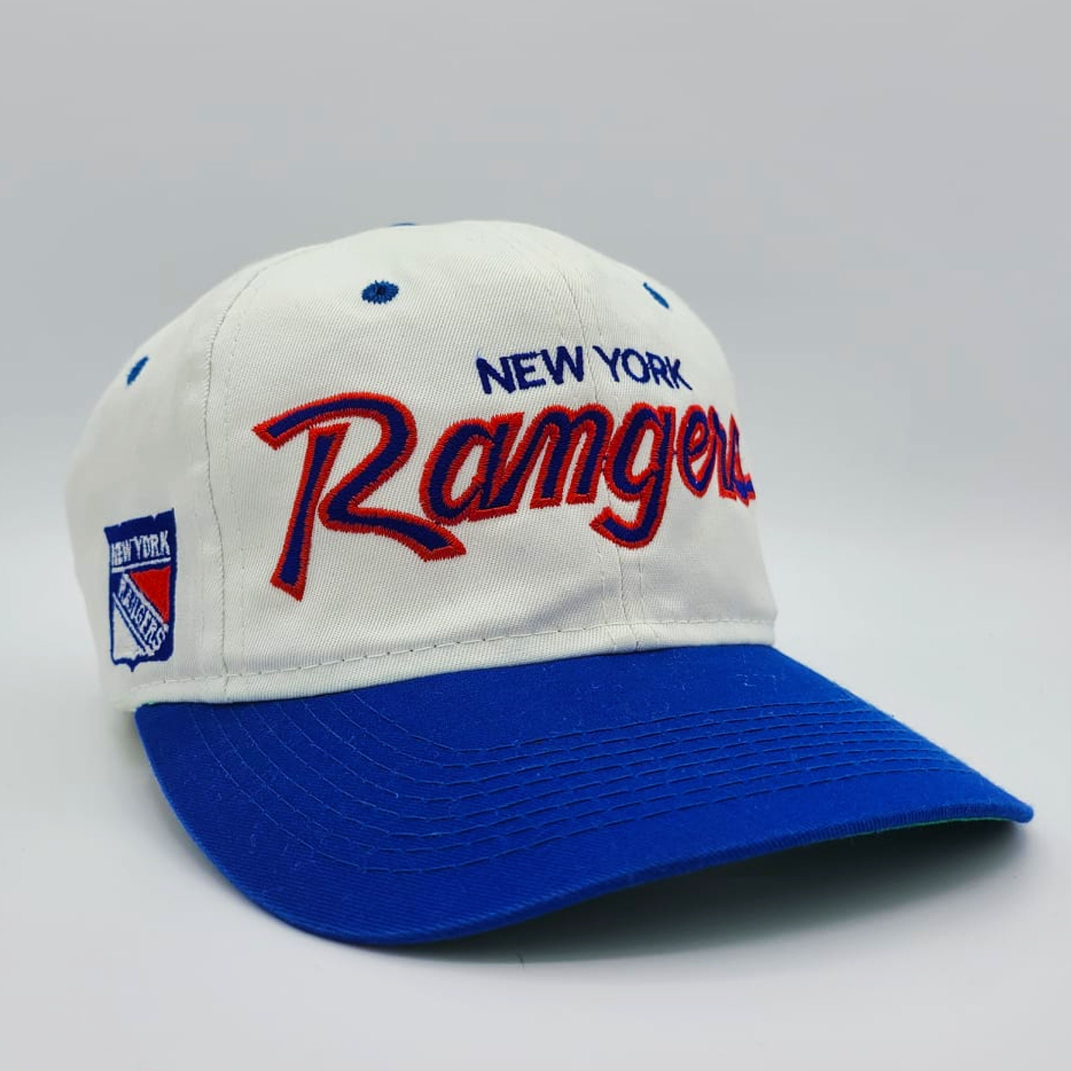 New York Rangers Hat Cap Strap Back Blue NHL Hockey Athletic Adidas