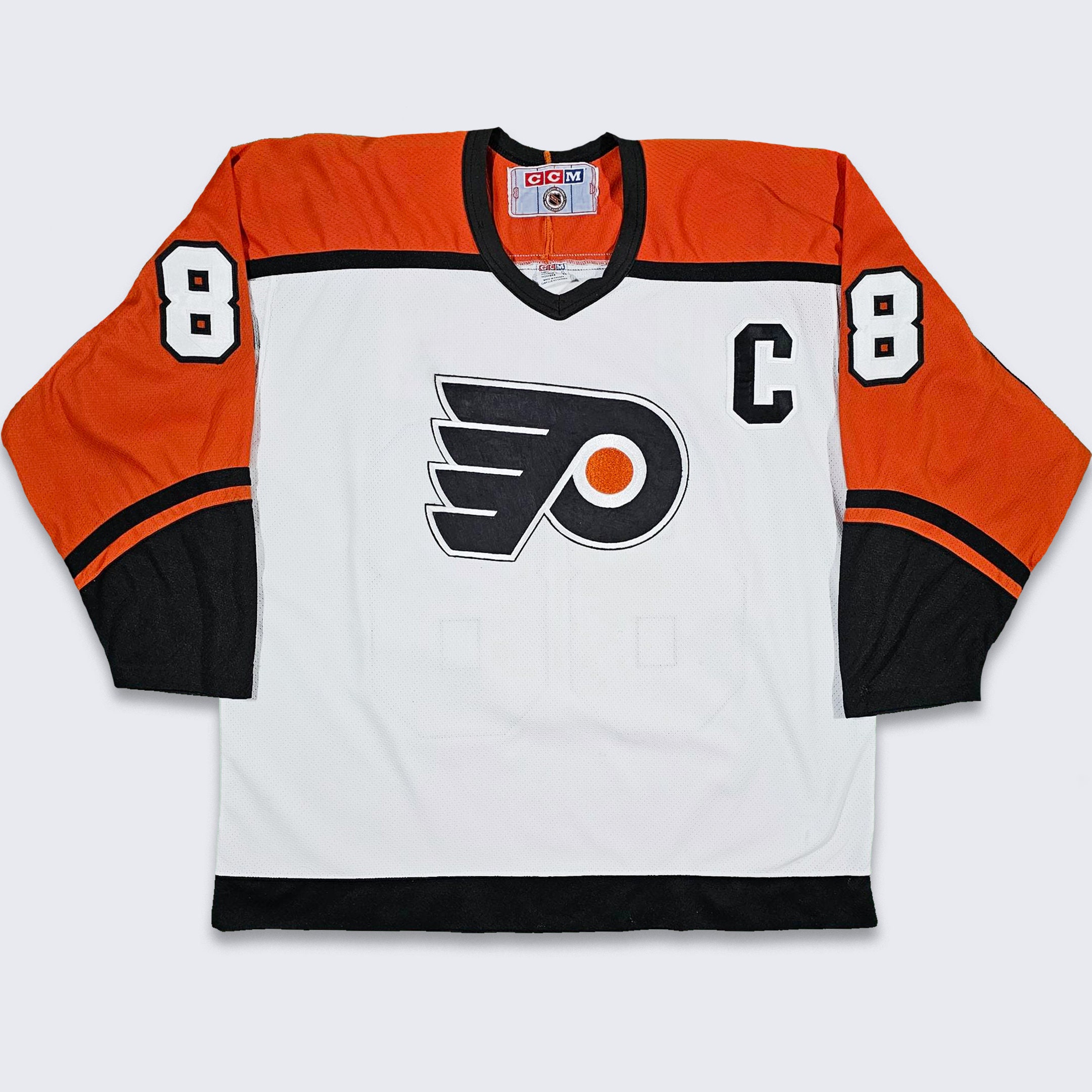 1983-84 PHILADELPHIA FLYERS CCM JERSEY (HOME) XL - Classic