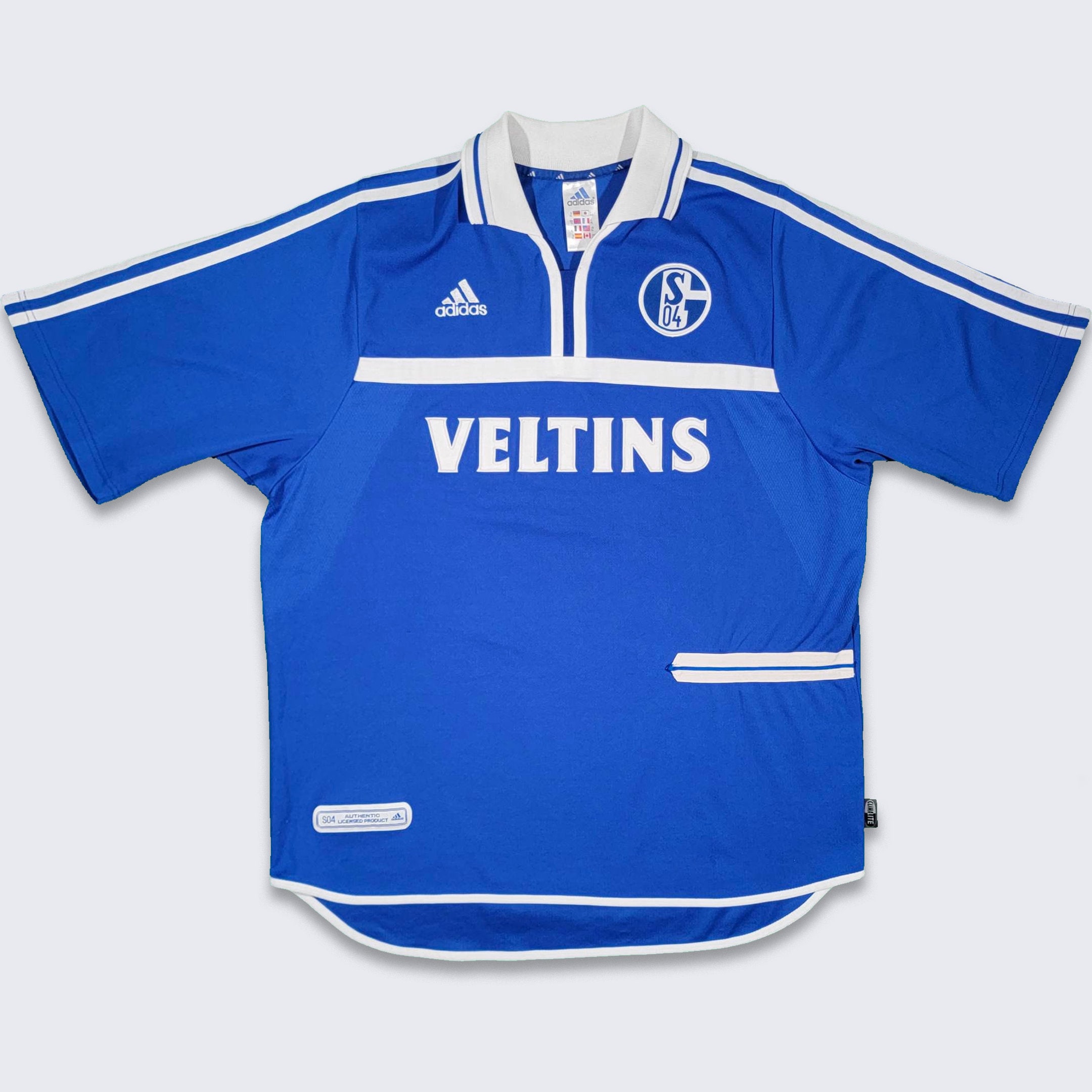 FC Schalke 04 Vintage 00s Adidas Soccer Jersey - 2000 / 2001