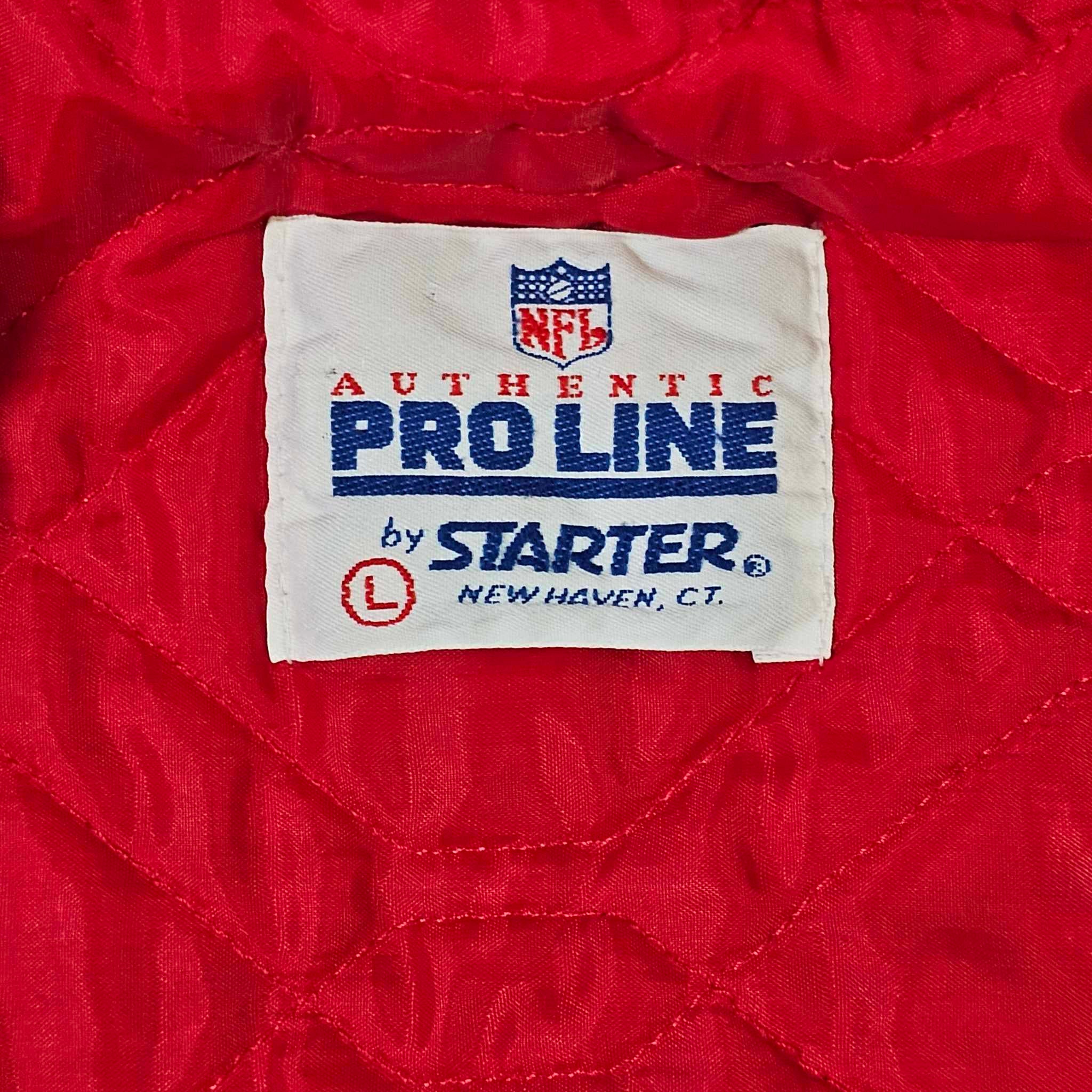 San Francisco 49ers Vintage 80s Starter Satin Bomber Jacket