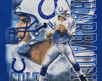 【古着】インディアナポリス・コルツ NFL ゲームシャツ　ブルー　85番 古着】インディアナポリス・コルツ NFL ゲームシャツ ブルー 85