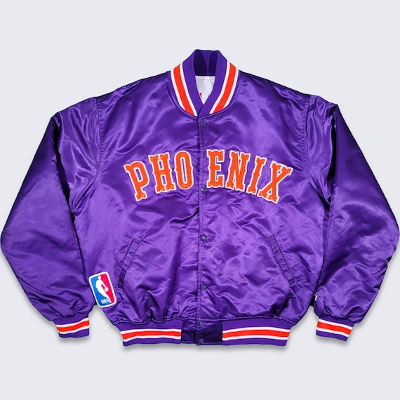 Phoenix Suns Vintage 80s Starter Satin Bomber Jacket NBA