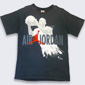 Air Jordan Vintage 90s Space Jam Nike T-Shirt - Hare Jordan Bugs Bunny Looney Tunes Tee - Single Stitch - Size Men's Large - FREE SHIPPING