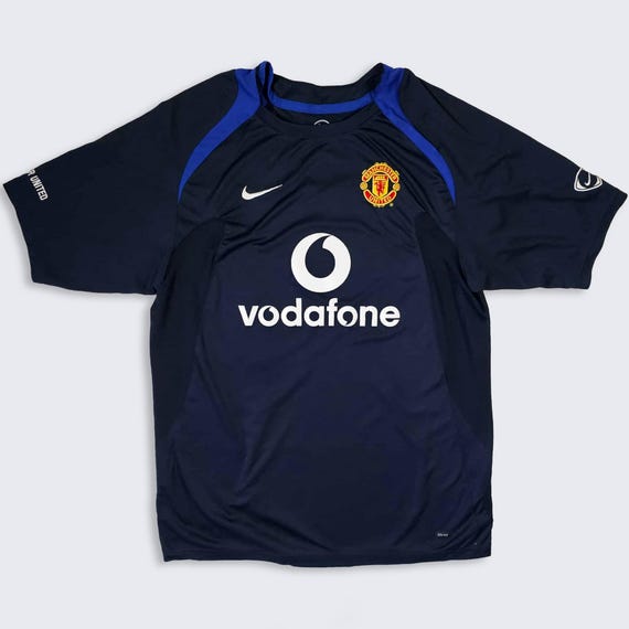Manchester United Vintage Y2K Nike Total 90 Soccer Jersey - 2005 Training Kit - Cristiano Ronaldo & Wayne Rooney Era - Medium -Free SHIPPING