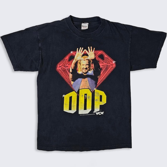 DDP Diamond Dallas Page Vintage 90s WCW Wrestling T-Shirt - Black Tee - Made in USA - 100% Cotton - Men's Size : Large ( L ) - Free Shipping