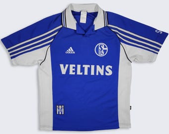 Schalke 04 Vintage 90s Jörg Böhme Adidas Germany Soccer Jersey