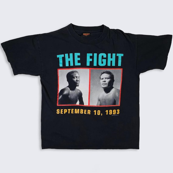 Julio Cesar Chavez vs Whitaker Vintage 90s Brockum Boxing T-Shirt - The Fight - Single Stitch Tee - Men's : Extra Large (XL) - FREE Shipping